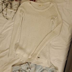 Woven Hollister sweater